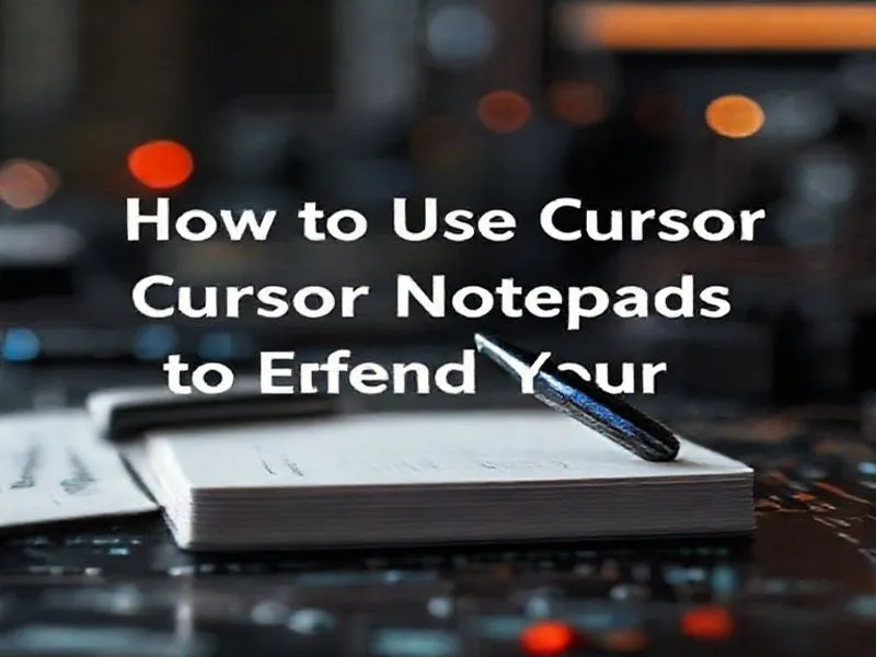 How to Use Cursor Notepads to Enforce Your Team’s Coding Standards.