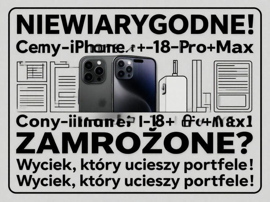 Niewiarygodne! ceny iphone'a 18 pro i 18 pro max zamrożone? wyciek, który ucieszy portfele!